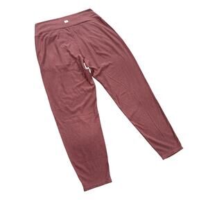 Vuori Women’s Ribbed Leggings Size S Pink Modal Blend Yoga Athletic Pants